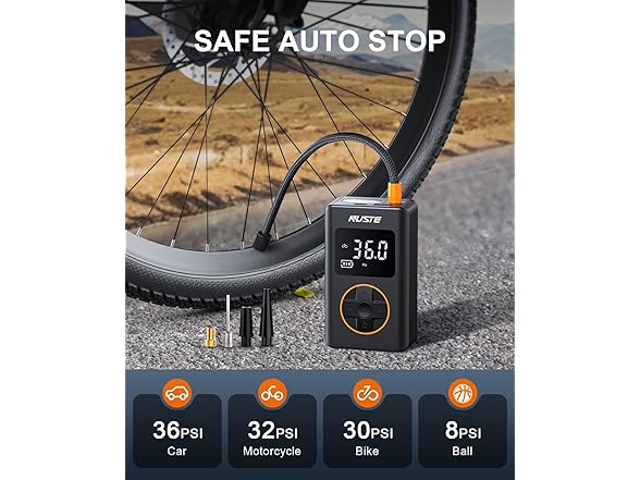 NUSTE Tire Inflator Portable Air Compressor