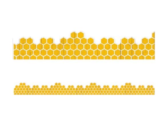 Eureka The Hive Honeycomb Extra Wide Deco Trim, 37 Feet