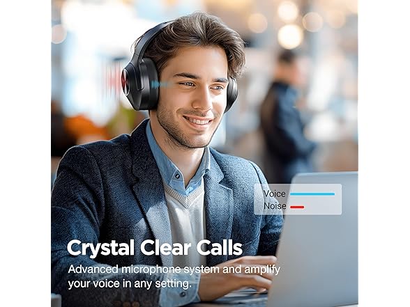 vibeadio Pro‑level Hybrid Active Noise Cancelling Headphones