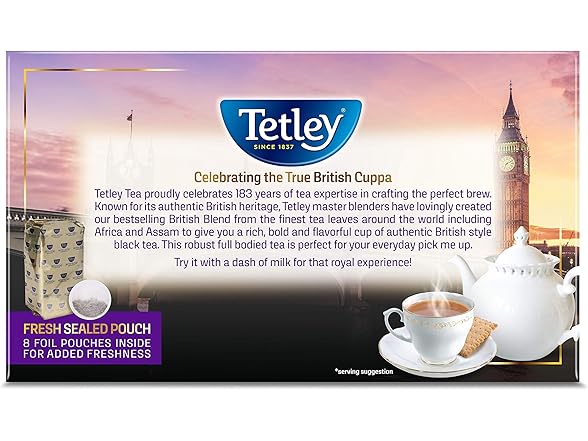 Tetley British Blend Premium Black Tea,