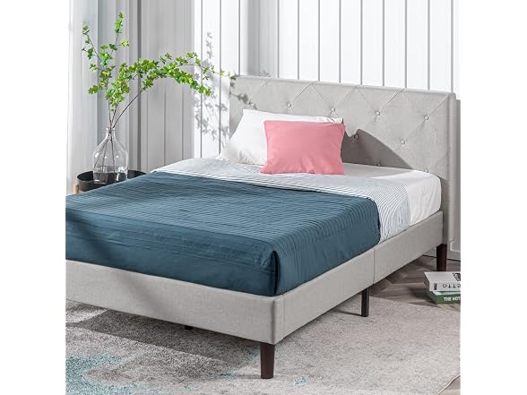 Zinus Shalini Upholstered Platform Bed Frame