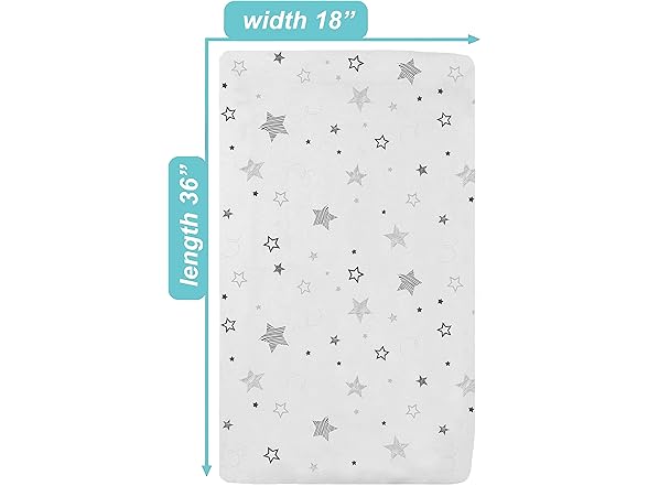 American Baby Company Fitted Sheet, 36" x 18"