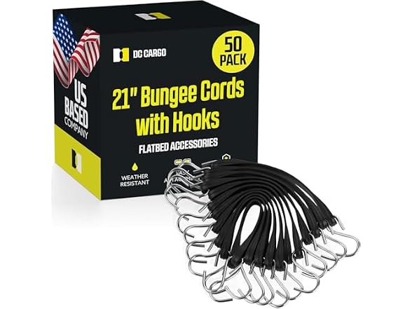 DC Cargo (Pack of 50) Tarp Securing Straps