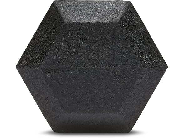 Amazon Basics Rubber Hex Dumbbell Hand Weight