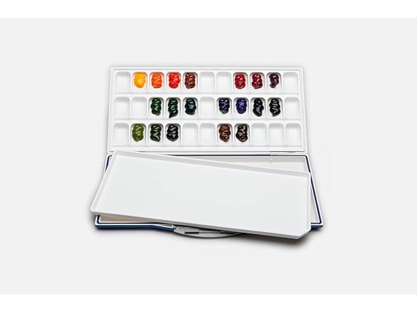 Mijello : Folding Plastic Palette 24 BLUE