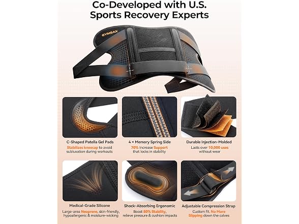 GYMSAX Knee Brace