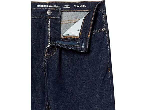 Amazon Essentials Mens RelaxedFit Stretch Jean (50Wx34L)