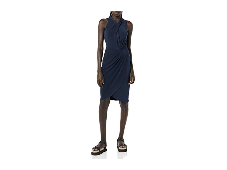Amazon Essentials Women Sleeveless Crossover Dress