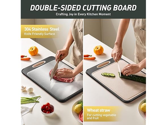 Socisen stainless steel cutting board