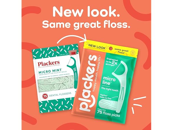 (3-Pack) Plackers Micro Mint