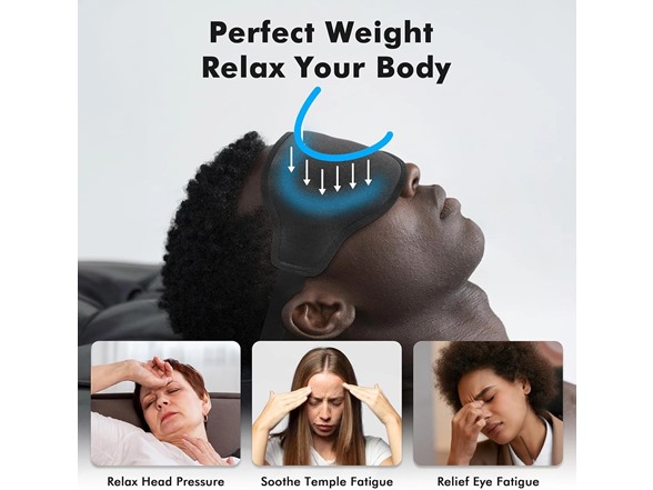 2 Pack Weighted Eye Mask for Sleeping