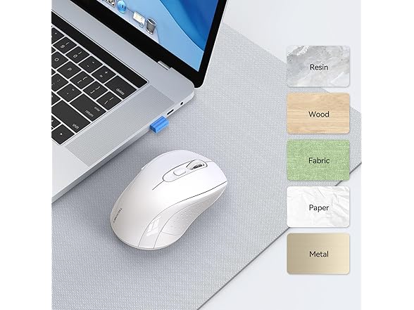 Wireless 2.4G USB Computer Mouse 2 Pack