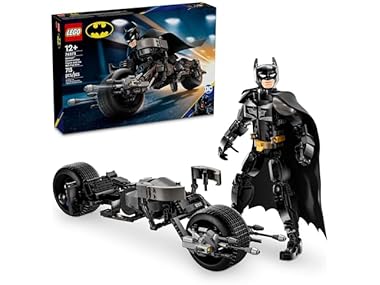 $39.99, Was $64.99, 38% Off! LEGO DC Batman Figure & The Bat-Pod Bike Building Toys dealfomo