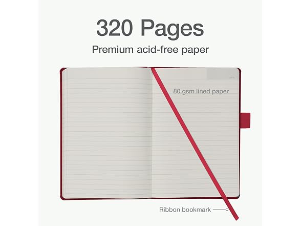 Oxford Premium A5 Journal Notebook, 5" x 8"
