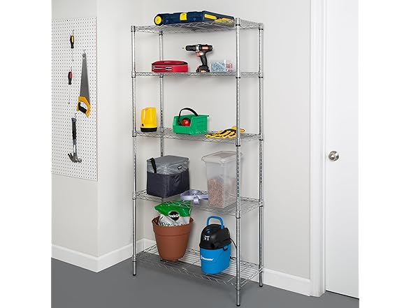 Honey-Can-Do 5-Tier Heavy Duty Storage Shelves