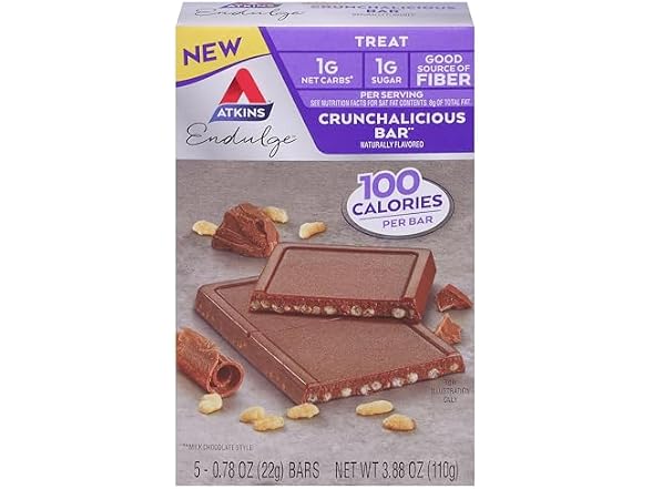Atkins, Diet Treats Crunchalicious Bar,