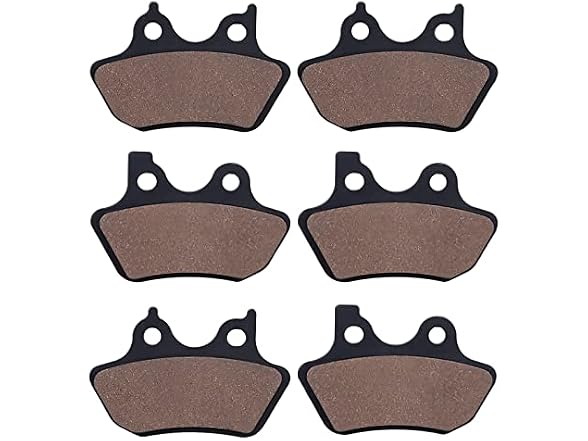 Cyleto Front+Rear Brake pads for HARLEY Gli