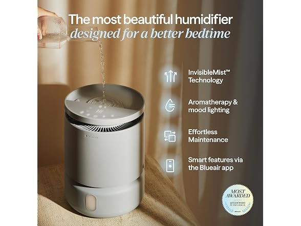 BLUEAIR Room Humidifier - DreamWell - Grey