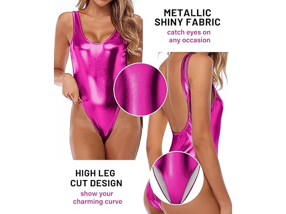 Balasami Women (S) Bodysuit Metallic One Swimsuit