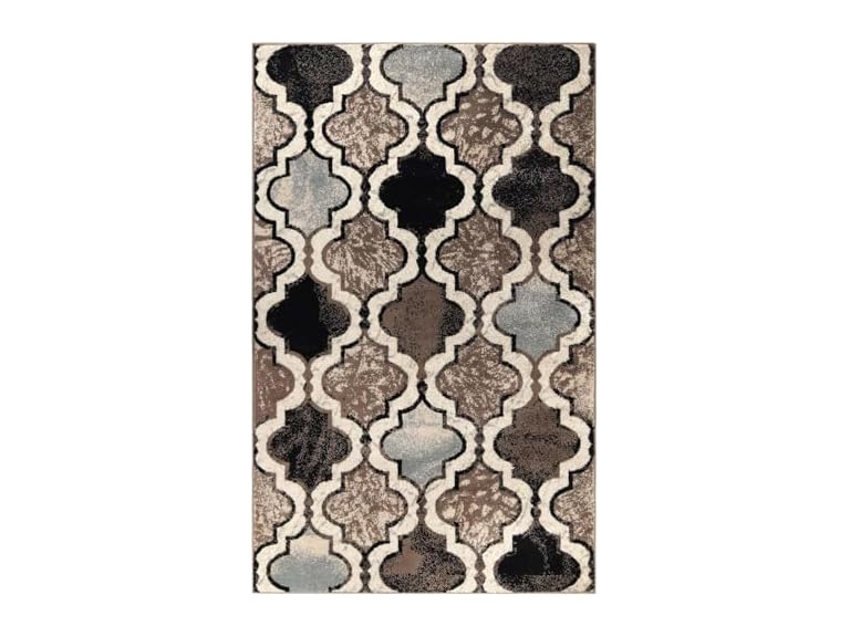 Superior Modern Indoor Rug 5x8 Ivory