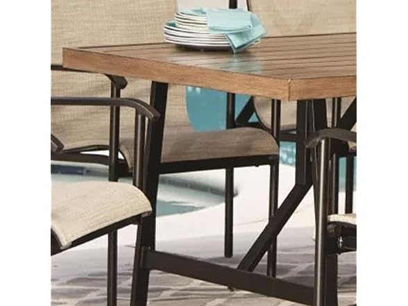Four Seasons Courtyard 40" x 70" Rectangular Patio Dining Table