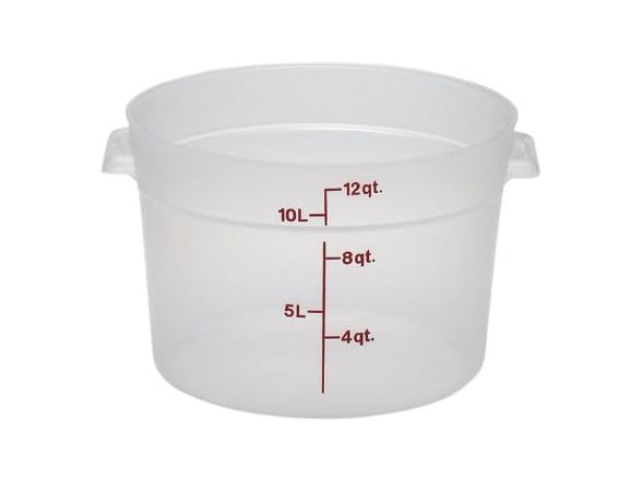 Cambro RFS12PP190 12qt Round Polypro