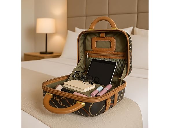 World Traveler Chariot 2-Piece Vintage Hardside Luggage Set
