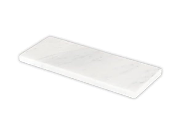 Table Sugar Marble Serving Board, Small, White