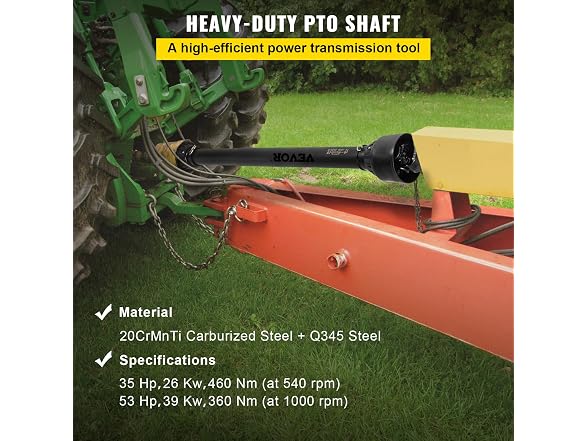 VEVOR PTO Shaft 1 3/8\" PTO Drive Shaft