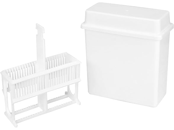 QWORK Microscope Slides Staining Jar