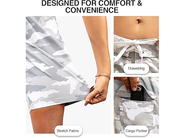 Kanu Surf Women's Grey Camo Board Short (14)