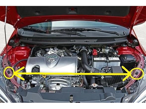 Hood Stop Rubber Bumper Toyota 2Pcs