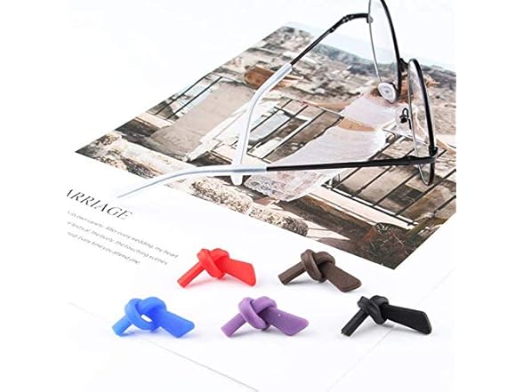 DNHCLL 5Pairs Soft Silicone Eyeglasses