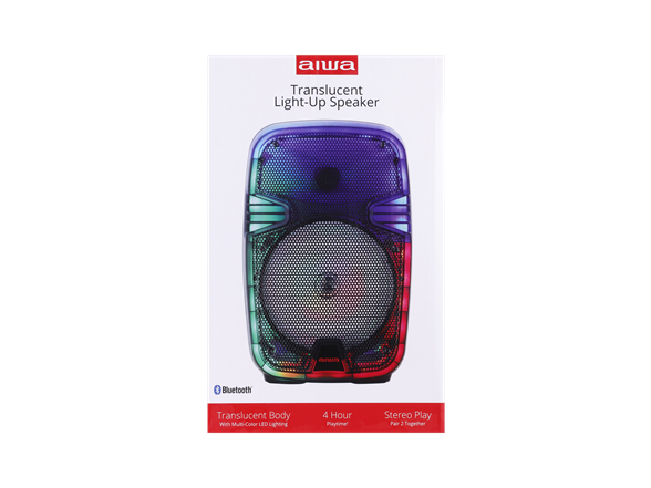 Translucent 8 Light Wireless Speaker