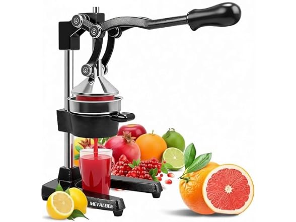 METALBEE Cast Iron Hand Press Juicer