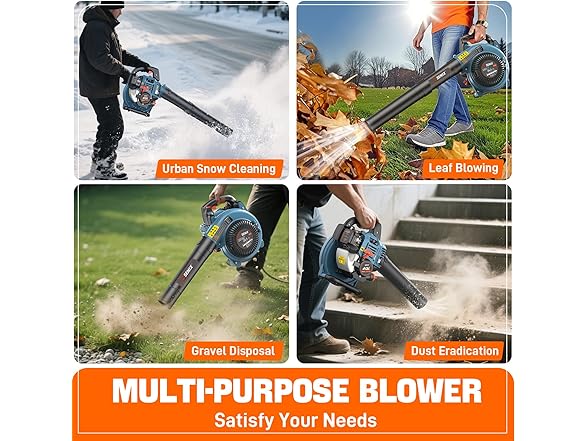 Gas Leaf Blower 26.5cc 