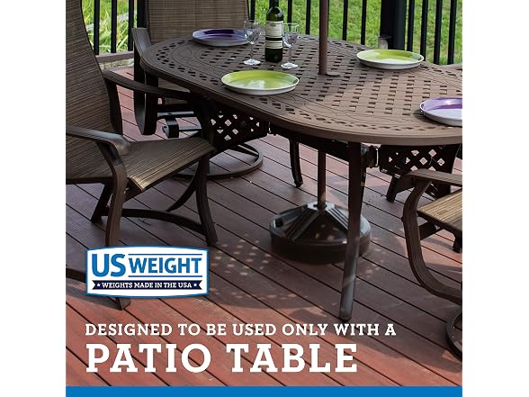 US Weight Durable Fillable Umbrella Base