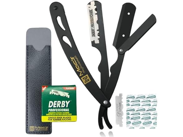 Macs Professional Matte Straight Razors