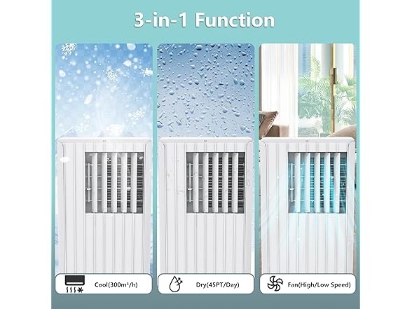 Takywep 8,000BTUs Portable Air Conditioners Room