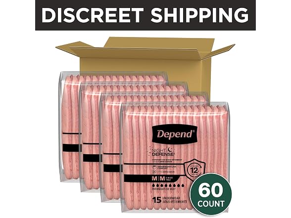 Depend | Night Defense Adult 60 Count