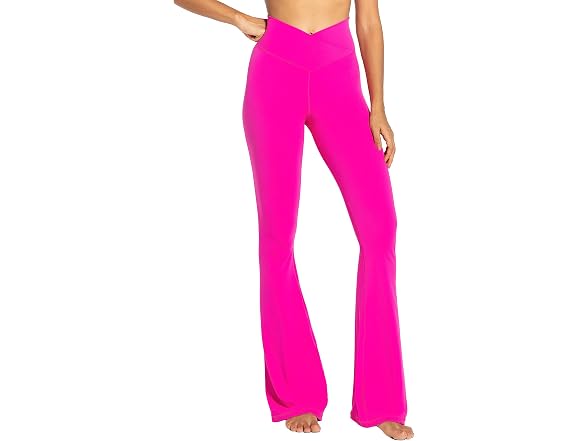 Sunzel Flare Leggings 30in M Hot Pink