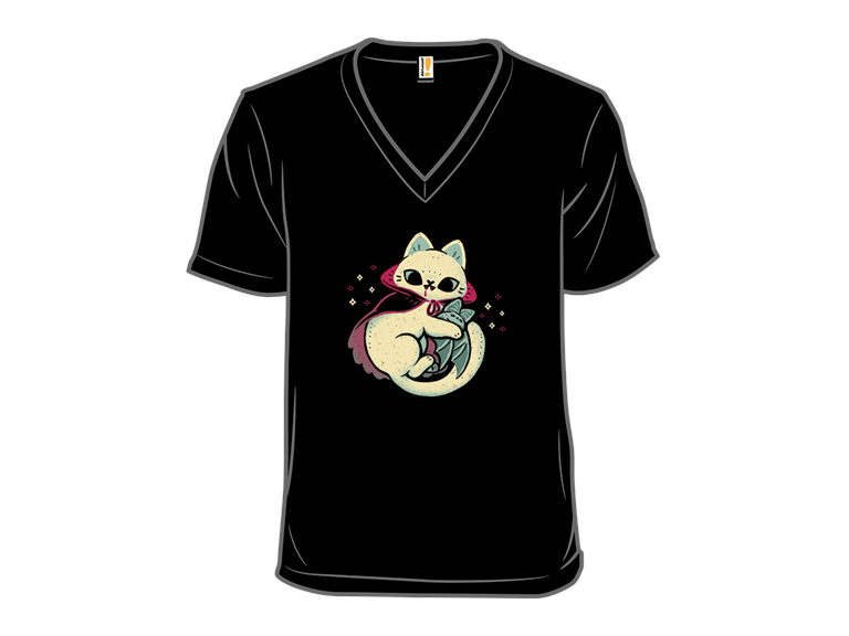 Cute Vampire Cat Bites Bat