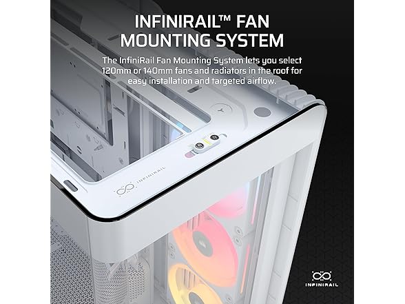 CORSAIR Frame 4500X LX Reverse Fan RGB Mid Tower