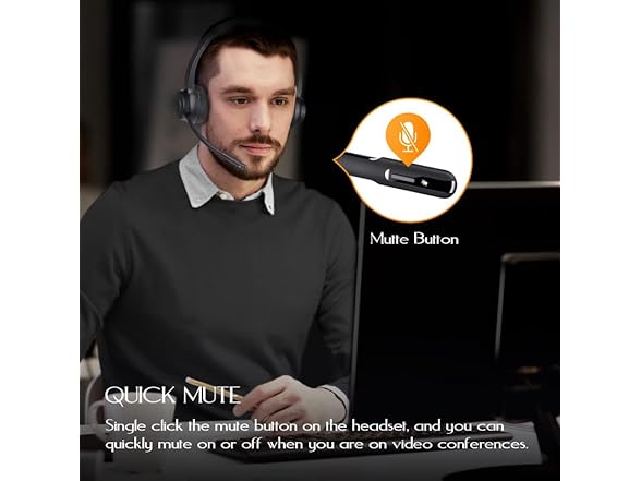 EKSA Wireless Headset, Bluetooth V5.2