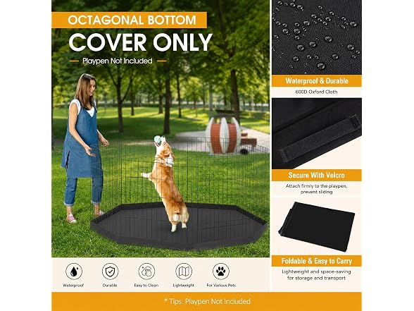 Artmalle 600D Oxford Octagonal Bottom