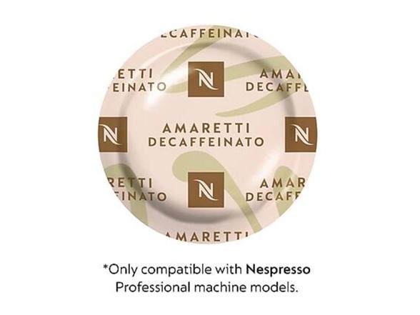 Nespresso Pro Capsules Decaf Amaretti