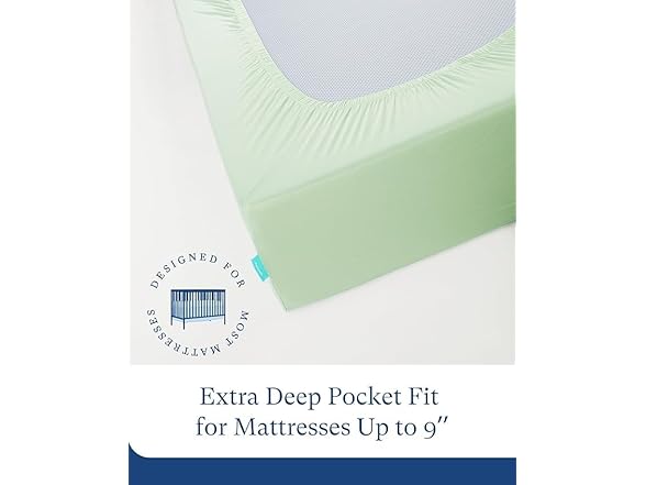 PurComfy Supersoft Crib Sheets