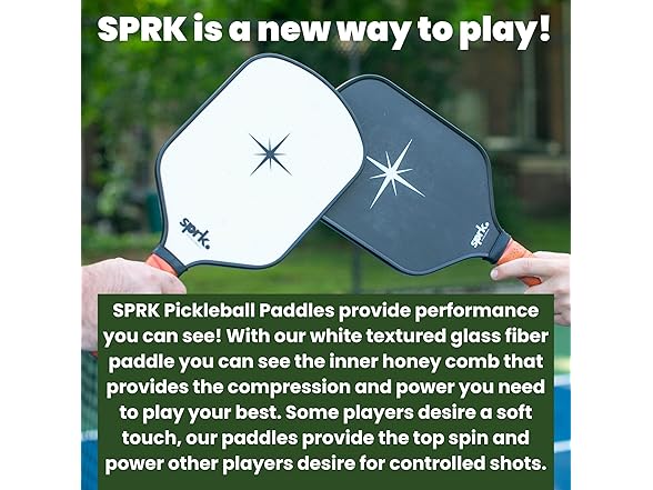 SPRK Fiber Glass Pickleball Paddle