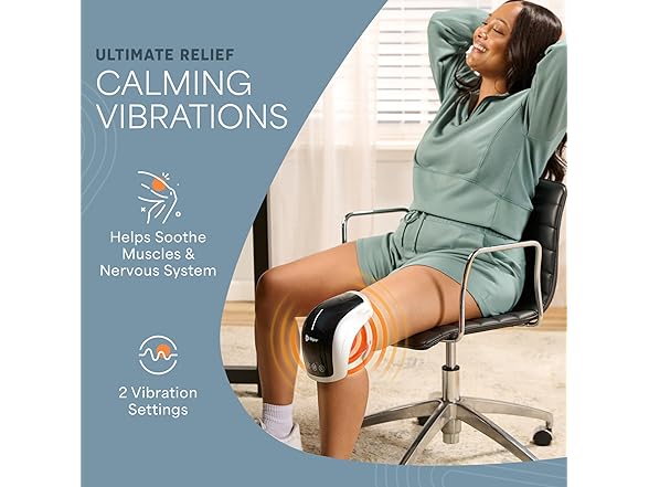 LifePro Pro Light Therapy Knee Massager Heat