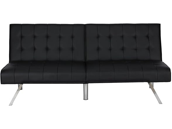 DHP Emily 71" Faux Leather Futon